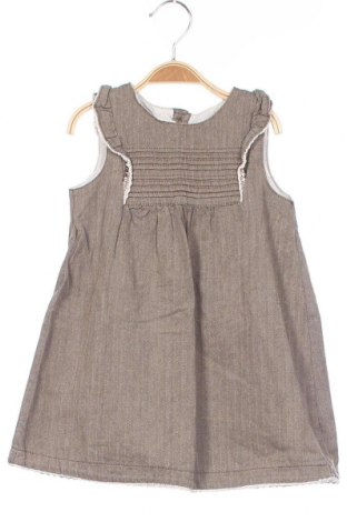 Kinderkleid H&M, Größe 18-24m/ 86-98 cm, Farbe Beige, Baumwolle, Preis 9,40 €