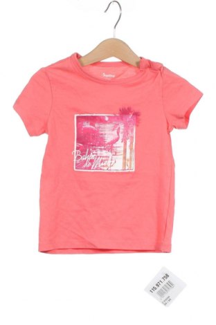 Детска тениска Impidimpi, Размер 18-24m/ 86-98 см, Цвят Розов, Памук, Цена 8,40 лв.