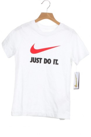 Детска тениска Nike, Размер 6-7y/ 122-128 см, Цвят Бял, Памук, Цена 41,30 лв.