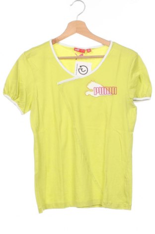 Kinder T-Shirt PUMA, Größe 15-18y/ 170-176 cm, Farbe Grün, Baumwolle, Preis 16,26 €