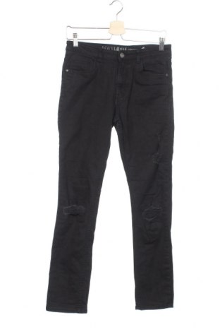 Dziecięce jeansy H&M, Rozmiar 12-13y/ 158-164 cm, Kolor Czarny, 98% bawełna, 2% elastyna, Cena 102,35 zł