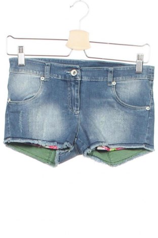 Pantaloni scurți pentru copii Lulu, Mărime 8-9y/ 134-140 cm, Culoare Albastru, 98% bumbac, 2% elastan, Preț 26,53 Lei