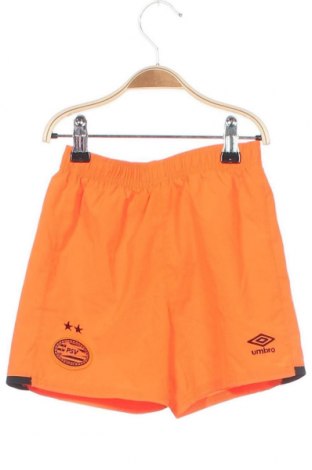 Pantaloni scurți pentru copii Umbro, Mărime 4-5y/ 110-116 cm, Culoare Portocaliu, Poliester, Preț 21,22 Lei