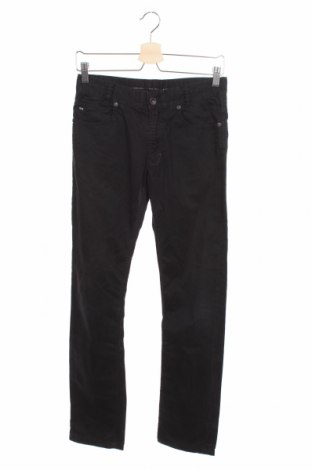 Детски панталон Hugo Boss, Размер 13-14y/ 164-168 см, Цвят Черен, 97% памук, 3% еластан, Цена 50,96 лв.