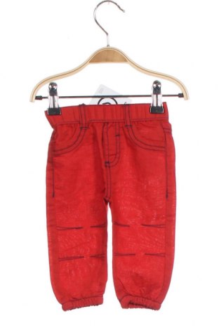 Pantaloni pentru copii Kiabi, Mărime 2-3m/ 56-62 cm, Culoare Roșu, Bumbac, Preț 34,54 Lei