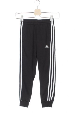 Pantaloni de trening, pentru copii Adidas, Mărime 7-8y/ 128-134 cm, Culoare Negru, 70% bumbac, 30% poliester, Preț 142,76 Lei