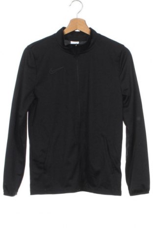 Детско спортно горнище Nike, Размер 12-13y/ 158-164 см, Цвят Черен, Полиестер, Цена 55,30 лв.