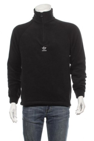Bluză polară de bărbați Adidas Originals, Mărime S, Culoare Negru, Poliester, Preț 169,74 Lei