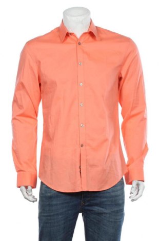 Pánská košile  Calvin Klein, Velikost M, Barva Oranžová, 98% bavlna, 2% elastan, Cena  622,00 Kč