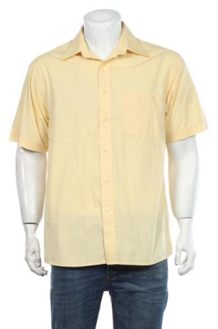 Ανδρικό πουκάμισο KappAhl, Μέγεθος L, Χρώμα Κίτρινο, Τιμή 14,85 €