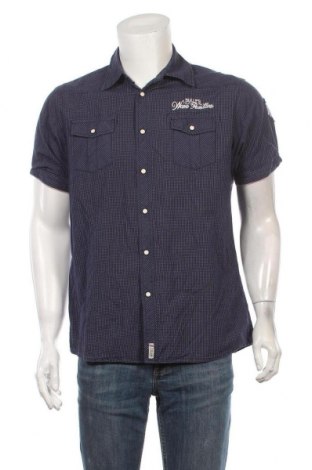 Ανδρικό πουκάμισο Poolman, Μέγεθος L, Χρώμα Μπλέ, Τιμή 16,89 €