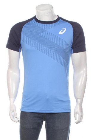 Ανδρικό t-shirt ASICS, Μέγεθος M, Χρώμα Μπλέ, 90% πολυεστέρας, 10% ελαστάνη, Τιμή 24,90 €