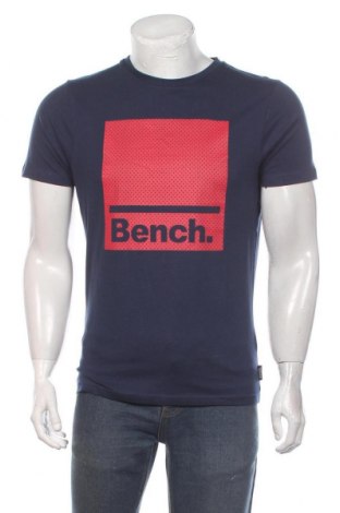 Tricou de bărbați Bench, Mărime S, Culoare Albastru, Bumbac, Preț 104,77 Lei