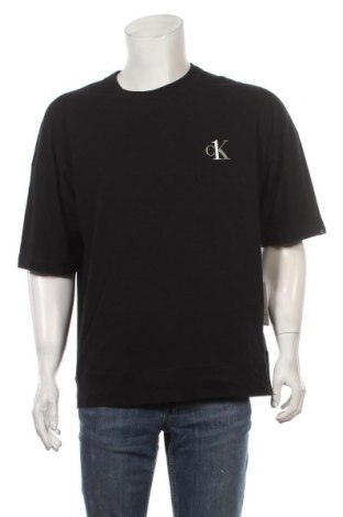 Tricou de bărbați Calvin Klein, Mărime L, Culoare Negru, 96% bumbac, 4% elastan, Preț 111,74 Lei