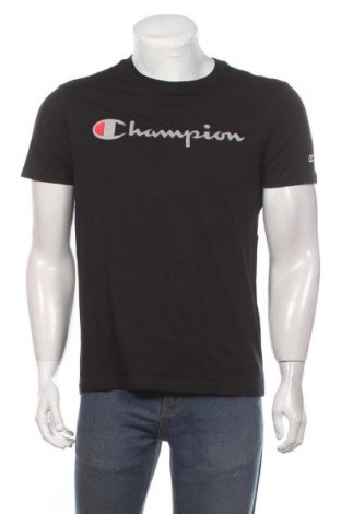 Ανδρικό t-shirt Champion, Μέγεθος S, Χρώμα Μαύρο, Βαμβάκι, Τιμή 18,76 €