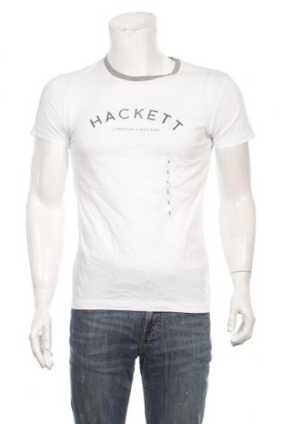 Ανδρικό t-shirt Hackett, Μέγεθος S, Χρώμα Λευκό, Βαμβάκι, Τιμή 33,10 €