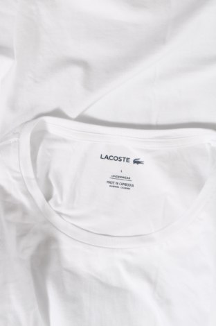 Мъжка тениска Lacoste, Размер L, Цвят Бял, 95% памук, 5% еластан, Цена 106,50 лв.