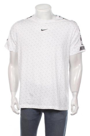 Мъжка тениска Nike, Размер L, Цвят Бял, Памук, Цена 48,30 лв.
