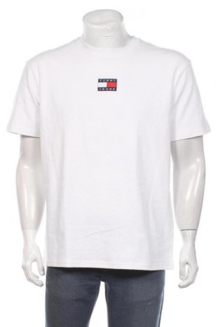 Herren T-Shirt Tommy Hilfiger, Größe L, Farbe Weiß, Baumwolle, Preis 30,54 €