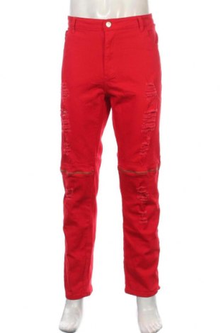 Herren Jeans, Größe XXL, Farbe Rot, 95% Baumwolle, 5% Elastan, Preis 19,49 €