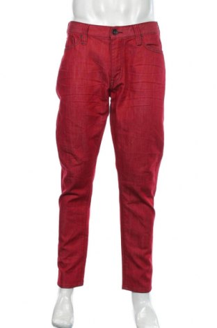 Pánské džíny  Guess, Velikost XL, Barva Červená, 71% bavlna, 28% polyester, 1% elastan, Cena  925,00 Kč