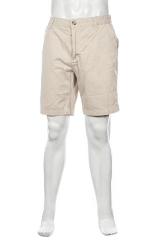 Ανδρικό κοντό παντελόνι ID Identity, Μέγεθος L, Χρώμα  Μπέζ, Βαμβάκι, Τιμή 6,76 €