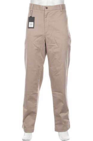 Мъжки панталон Dobell, Размер XXL, Цвят Бежов, 98% памук, 2% еластан, Цена 44,10 лв.