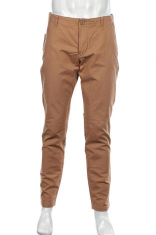 Męskie spodnie Watson's, Rozmiar L, Kolor Brązowy, 98% bawełna, 2% elastyna, Cena 99,31 zł