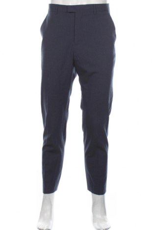 Мъжки панталон Zara, Размер M, Цвят Син, Цена 23,94 лв.