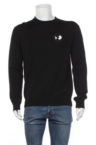 Ανδρικό πουλόβερ McQ Alexander McQueen, Μέγεθος M, Χρώμα Μαύρο, Μαλλί, Τιμή 227,71 €