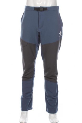 Pantaloni trening de bărbați Columbia, Mărime L, Culoare Albastru, 91% poliester, 9% elastan, Preț 468,25 Lei