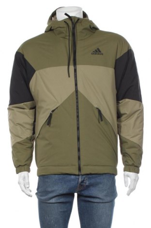 Ανδρικό μπουφάν Adidas, Μέγεθος S, Χρώμα Πράσινο, Πολυαμίδη, Τιμή 95,57 €