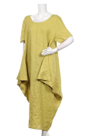 Kleid Un Coeur en Ete, Größe XL, Farbe Grün, Leinen, Preis 47,85 €