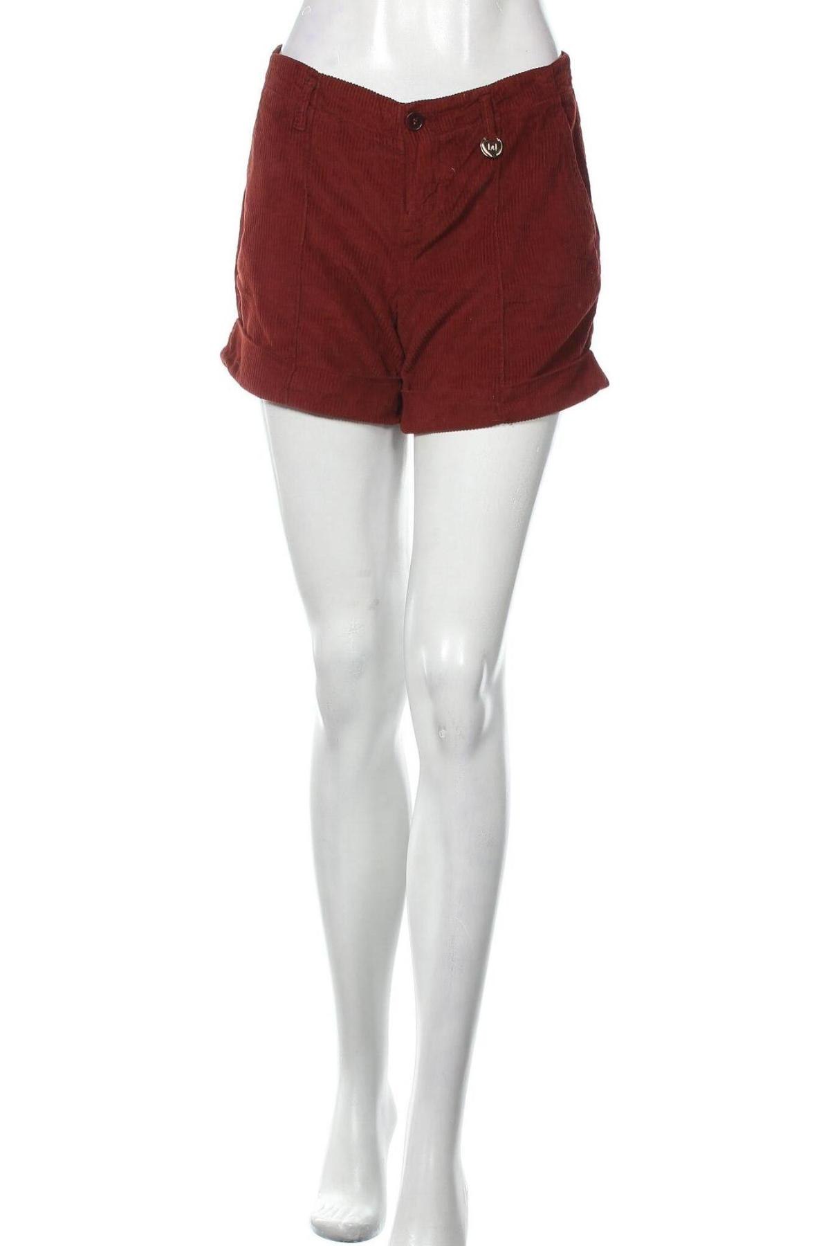 Γυναικείο κοντό παντελόνι Liu Jo, Μέγεθος L, Χρώμα Καφέ, Βαμβάκι, Τιμή 97,42 €