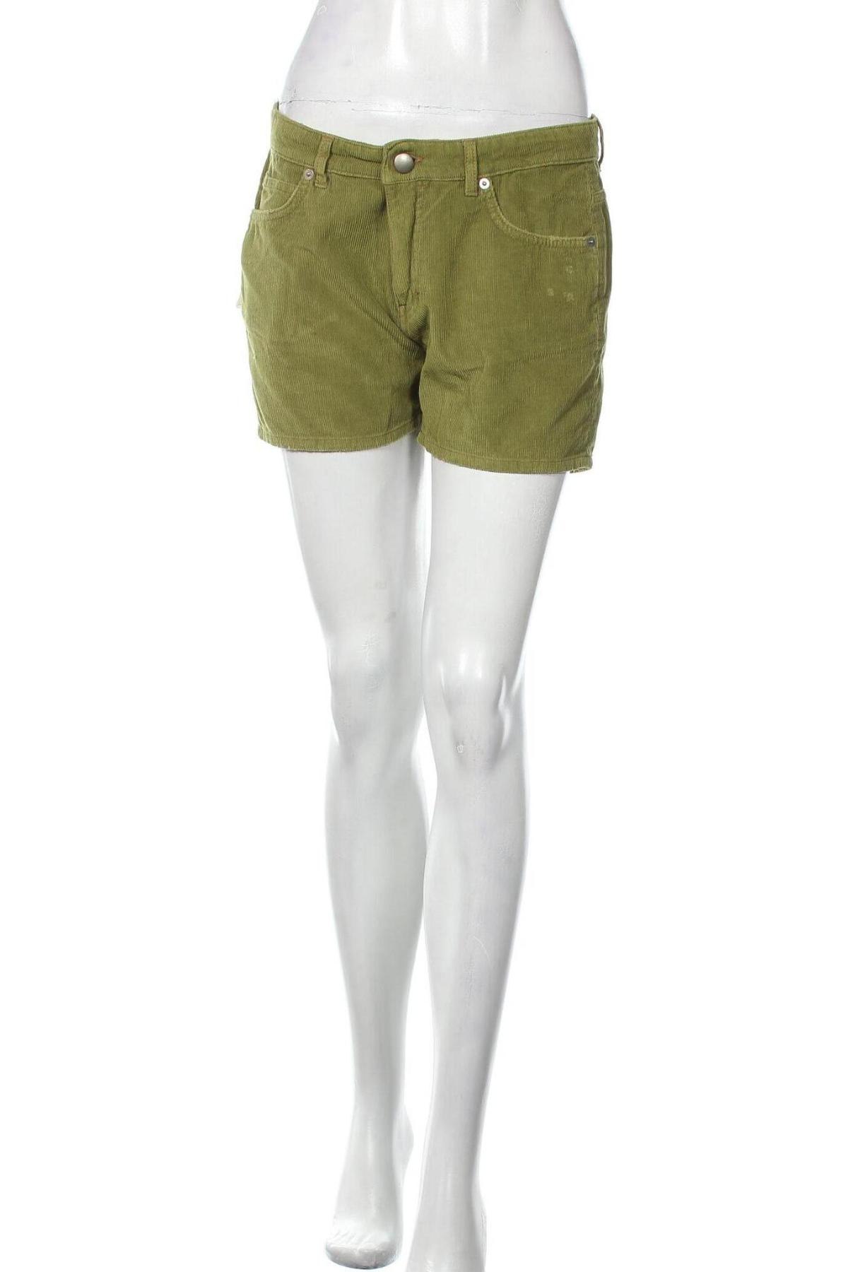 Дамски къс панталон Mauro Grifoni, Размер L, Цвят Зелен, Цена 57,80 лв.
