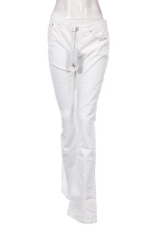 Дамски панталон Angelo Marani, Размер L, Цвят Бял, Цена 39,24 лв.