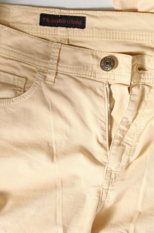 Дамски панталон Trussardi Jeans, Размер S, Цвят Жълт, Цена 68,00 лв.