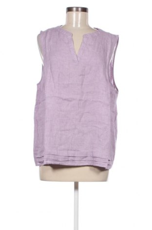 Γυναικείο αμάνικο μπλουζάκι S.Oliver, Μέγεθος XL, Χρώμα Βιολετί, Τιμή 10,82 €