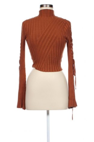 Γυναικείο πουλόβερ Fashion nova, Μέγεθος L, Χρώμα Καφέ, Τιμή 4,64 €