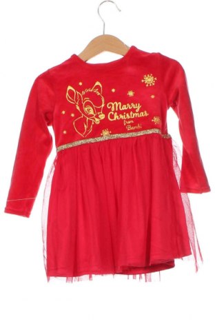 Παιδικό φόρεμα Disney, Μέγεθος 18-24m/ 86-98 εκ., Χρώμα Κόκκινο, Τιμή 10,45 €