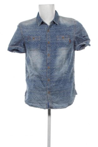 Ανδρικό πουκάμισο Khujo, Μέγεθος M, Χρώμα Μπλέ, Τιμή 2,96 €