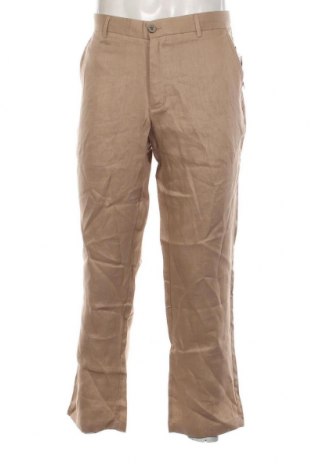 Pantaloni de bărbați Tasso Elba, Mărime L, Culoare Bej, Preț 25,33 Lei