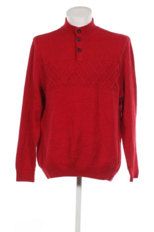 Ανδρικό πουλόβερ Chaps, Μέγεθος XL, Χρώμα Κόκκινο, Τιμή 6,28 €