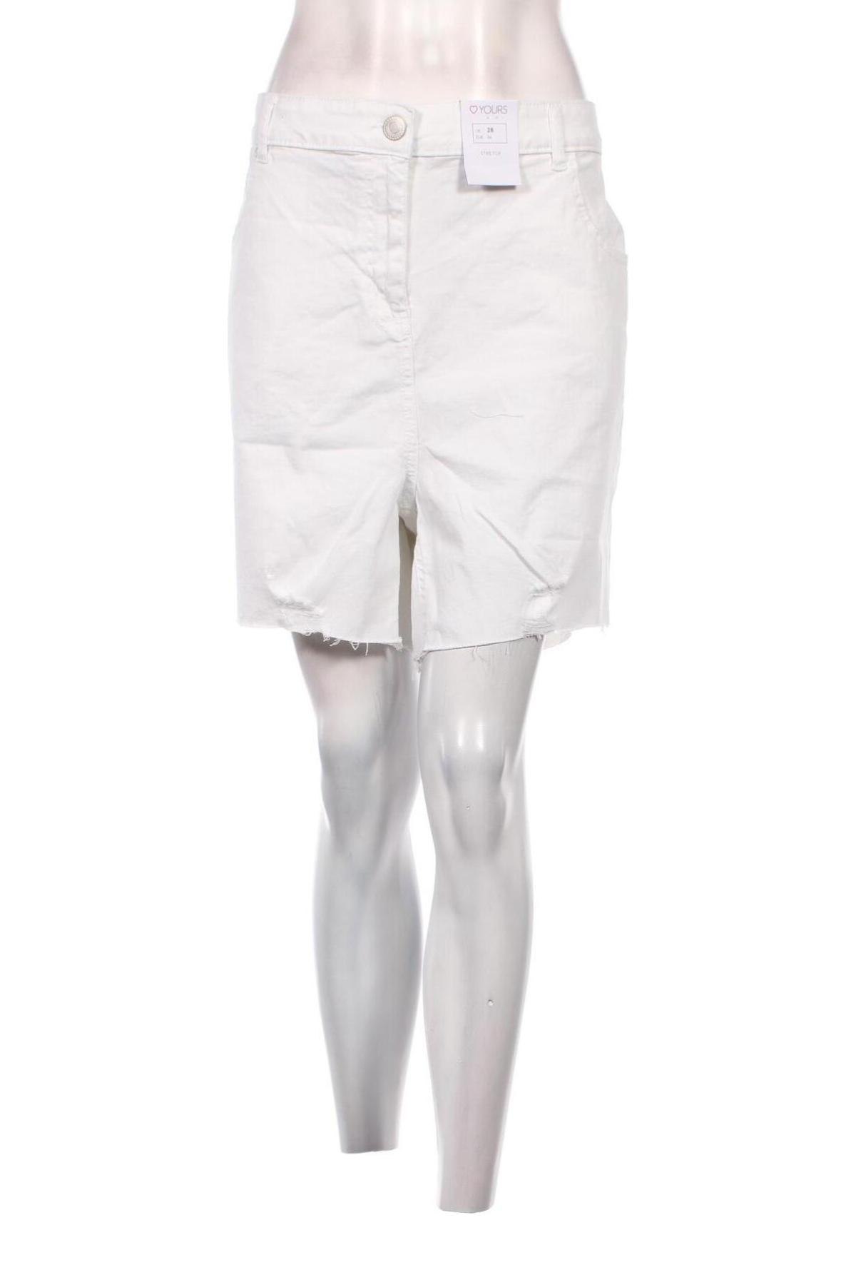Damen Shorts Yours, Größe 3XL, Farbe Weiß, Preis € 19,07