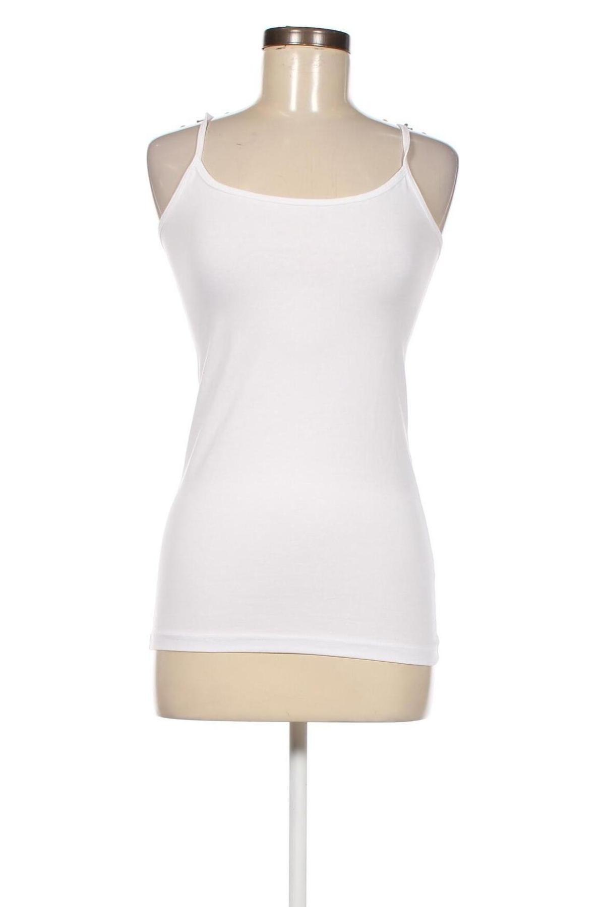 Γυναικείο αμάνικο μπλουζάκι Every Day, Μέγεθος M, Χρώμα Λευκό, Τιμή 13,40 €