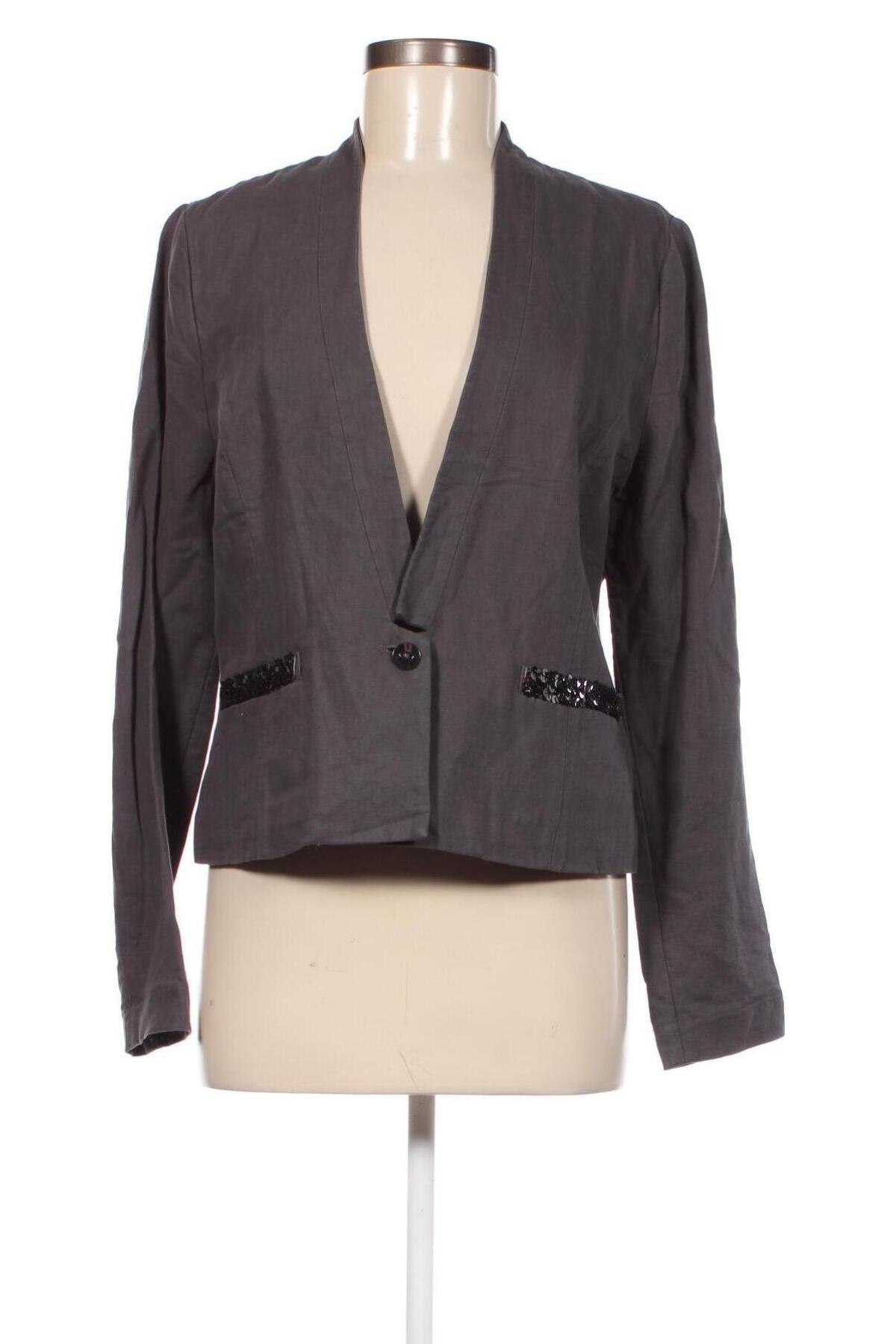 Дамско сако Custommade, Размер M, Цвят Сив, Цена 11,80 лв.