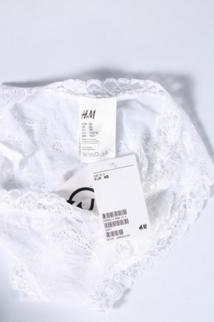 Bikini H&M, Mărime XS, Culoare Alb, Preț 28,43 Lei