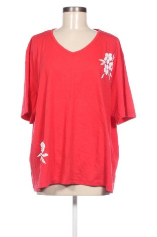 Damen Shirt, Größe 5XL, Farbe Rot, Preis 12,56 €
