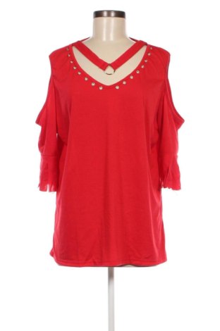 Damen Shirt, Größe 3XL, Farbe Rot, Preis 9,72 €