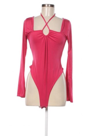 Γυναικεία μπλούζα-Κορμάκι Boohoo, Μέγεθος L, Χρώμα Ρόζ , Τιμή 8,79 €